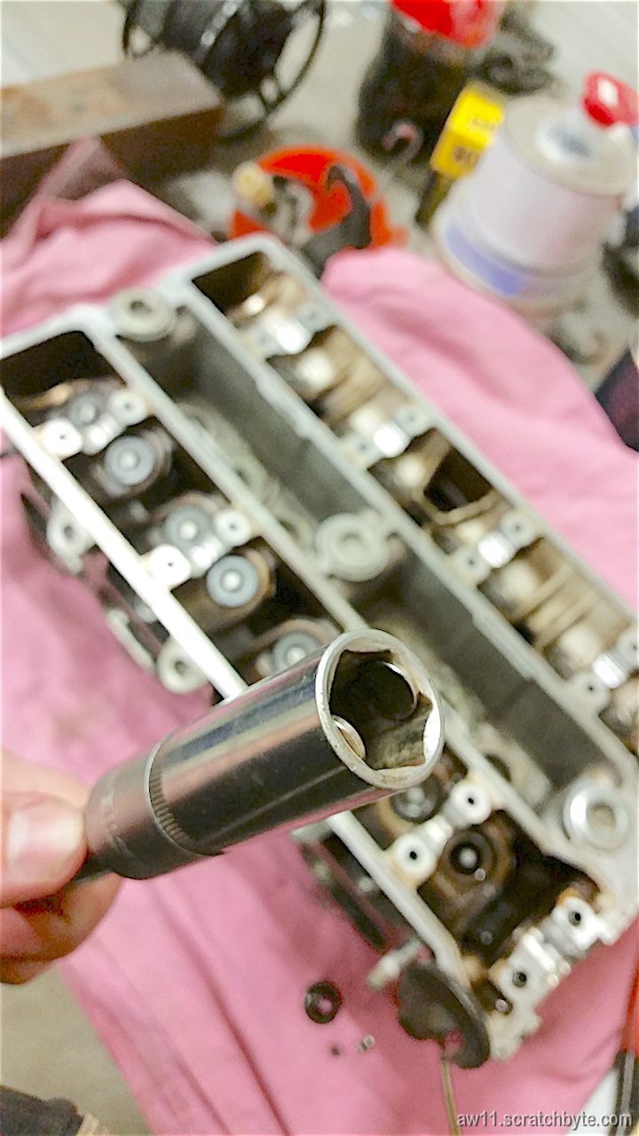 Valve keeper, retainer and spring trick Ghost XI